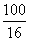 100/16