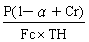 P(1-�\+Cr)/(Fc+TH)